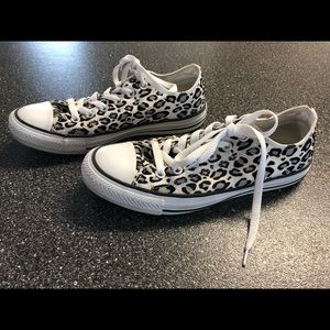 Leopard print Converse - Hardly ever worn